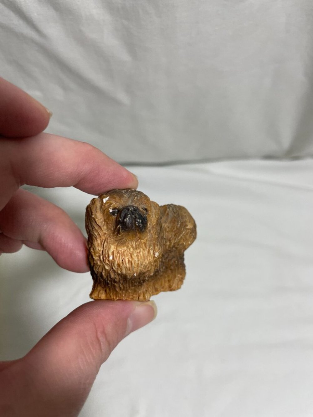 Vintage United Design Animal Magnetism Pekingese Dog Refrigerator Magnet 2”